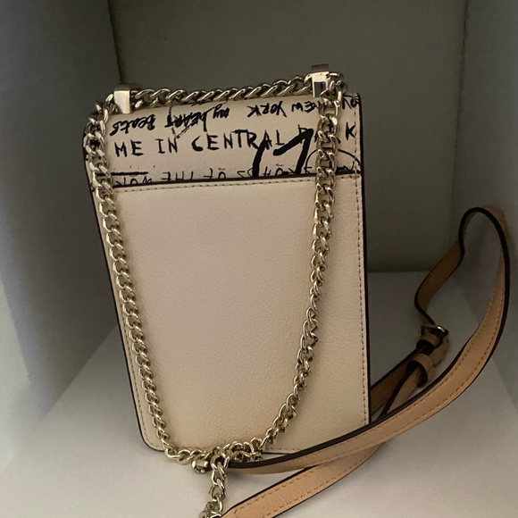 Dkny Elissa North SouthCrossbody Bag in Cream - Picture 8 of 9